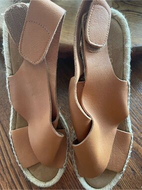 MAYPOL Women’s Tan Espadrille Slingback - Made in Spain-BRAND NEW-Size 38